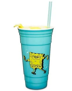 Promo ⌛ SpongeBob Dance Cup with Straw - 32 oz. ????