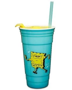 Promo ⌛ SpongeBob Dance Cup with Straw - 32 oz. ???? -Corona-shop 03819083 c