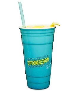 Promo ⌛ SpongeBob Dance Cup with Straw - 32 oz. ???? -Corona-shop 03819083 d
