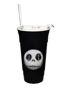 Buy ???? Jack Skellington Cup with Straw 32 oz. - The Nightmare Before ???? Christmas ????