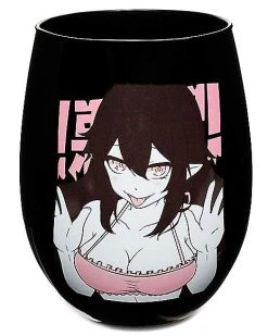 Flash Sale ???? Pink Bra Girl Stemless Wine Glass - Bad Habits ????