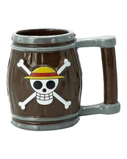 Cheapest ???? Straw Hat Pirates Logo Molded Coffee Mug 12 oz. - One Piece ????