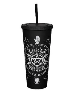 Outlet ⌛ Local Witch Cup with Straw - 20 oz. ✔️