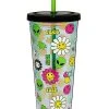 Wholesale ???? Smiley Faces Cup with Straw - 20 oz. ✔️