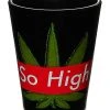 New ✔️ So High Weed Leaf Shot Glass - 1.5 oz. ⌛