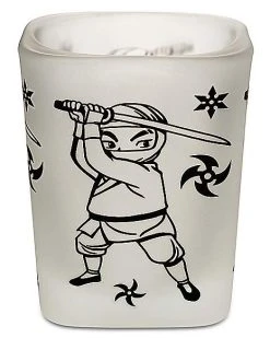 Deals ❤️ Square White Ninja Shot Glass - 2 oz. ????
