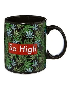 Deals ???? So High Weed Leaf Mug - 20 oz. ⭐