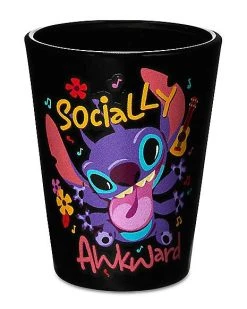 Budget ???? Socially Awkward Stitch Mini Glass 1.5 oz. - Lilo & Stitch ????