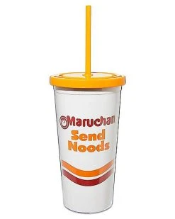 Discount ???? Send Noods Maruchan Cup with Straw - 20 oz. ⭐