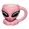 Cheapest ???? Pink Female Alien Molded Coffee Mug - 16 oz. ????