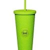 Cheapest ???? Green Alien Textured Cup with Straw - 24 oz. ????