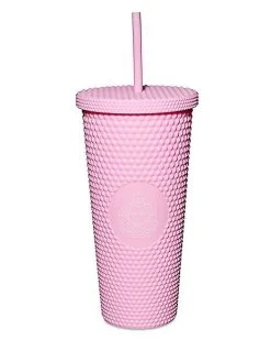 Outlet ???? Pink Buddha Textured Cup with Straw - 24 oz. ????