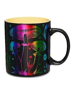 Best Sale ???? Luminescent Rainbow Mushroom Coffee Mug - 20 oz. ????