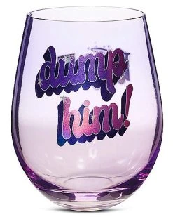 Hot Sale ???? Dump Him Bratz Stemless Glass - 22 oz. ????