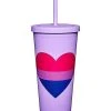 Deals ???? Bisexual Pride Cup with Straw - 24 oz. ????