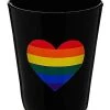 Cheap ???? Rainbow Heart Shot Glass - 2 oz. ✔️