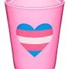 Best reviews of ❤️ Trans Pride Heart Shot Glass - 2 oz. ⌛