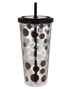 Top 10 ???? Polka Dot 21 Bitches Cup with Straw - 20 oz. ❤️