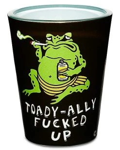Buy ???? Toadally F'd Up Shot Glass - 1.5 oz. ❤️