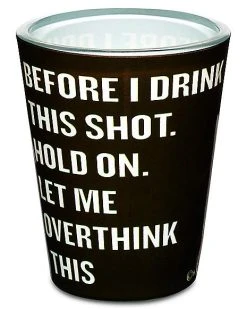 Coupon ⭐ Overthink This Shot Glass - 2 oz. ????