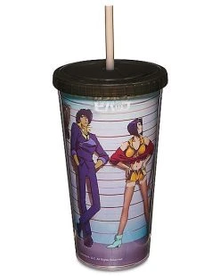 Flash Sale ???? Cowboy Bebop Lineup Cup with Straw - 20 oz. ????