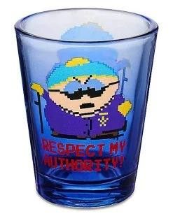 Discount ???? Respect My Authority Cartman Shot Glass 2 oz. - South Park ????