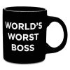 Top 10 ???? World's Worst Boss Coffee Mug - 20 oz. ????