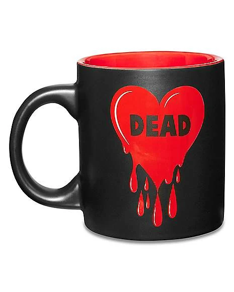 Top 10 ⌛ Dead Drippy Heart Coffee Mug - 20 oz. ???? 2 Top 10 ⌛ Dead Drippy Heart Coffee Mug - 20 oz. ???? - Image 2