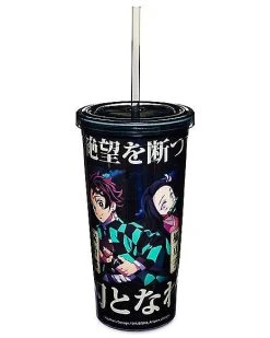 Deals ✨ Nezuko and Tanjiro Cup with Straw 20 oz. - Demon Slayer ⌛