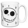 Budget ???? Jack Skellington Face Coffee Mug 15 oz. - The Nightmare Before ❄ Christmas ????