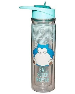 Cheapest ???? Snorlax Eat Sleep Battle Water Bottle Pokemon - 18 oz. ⭐ -Corona-shop 03994084 d