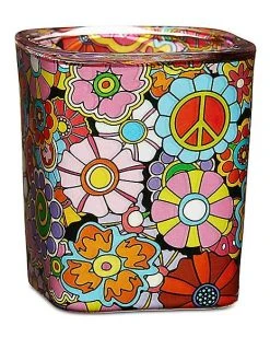 Best Pirce ???? Retro Flowers Square Shot Glass - 1.5 oz. ⭐