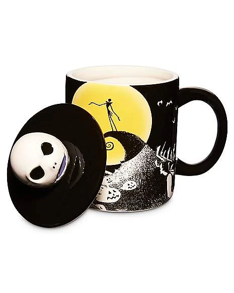 New ???? Sculpted Jack Skellington Lid Coffee Mug 18 oz. - The Nightmare Before ???? Christmas ✨ 4 New ???? Sculpted Jack Skellington Lid Coffee Mug 18 oz. - The Nightmare Before ???? Christmas ✨ - Image 4